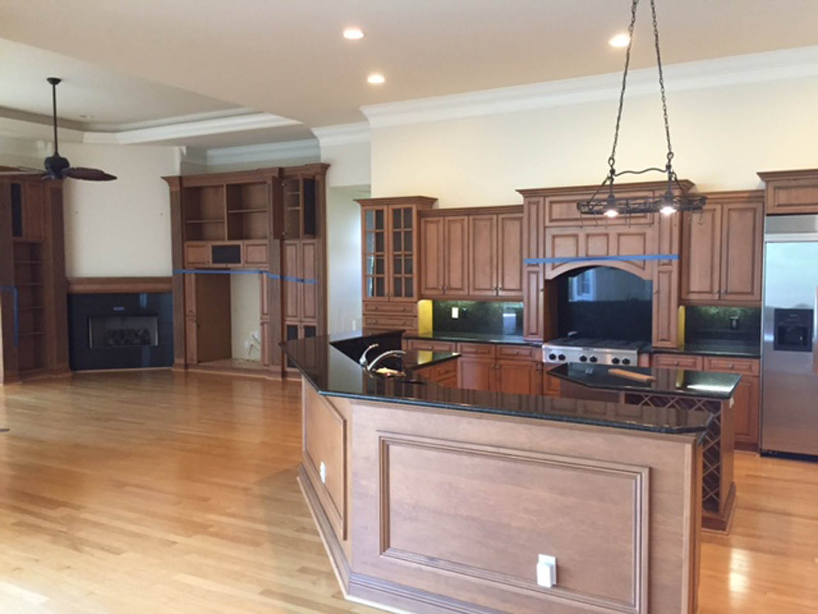 Kitchen Family Room Before