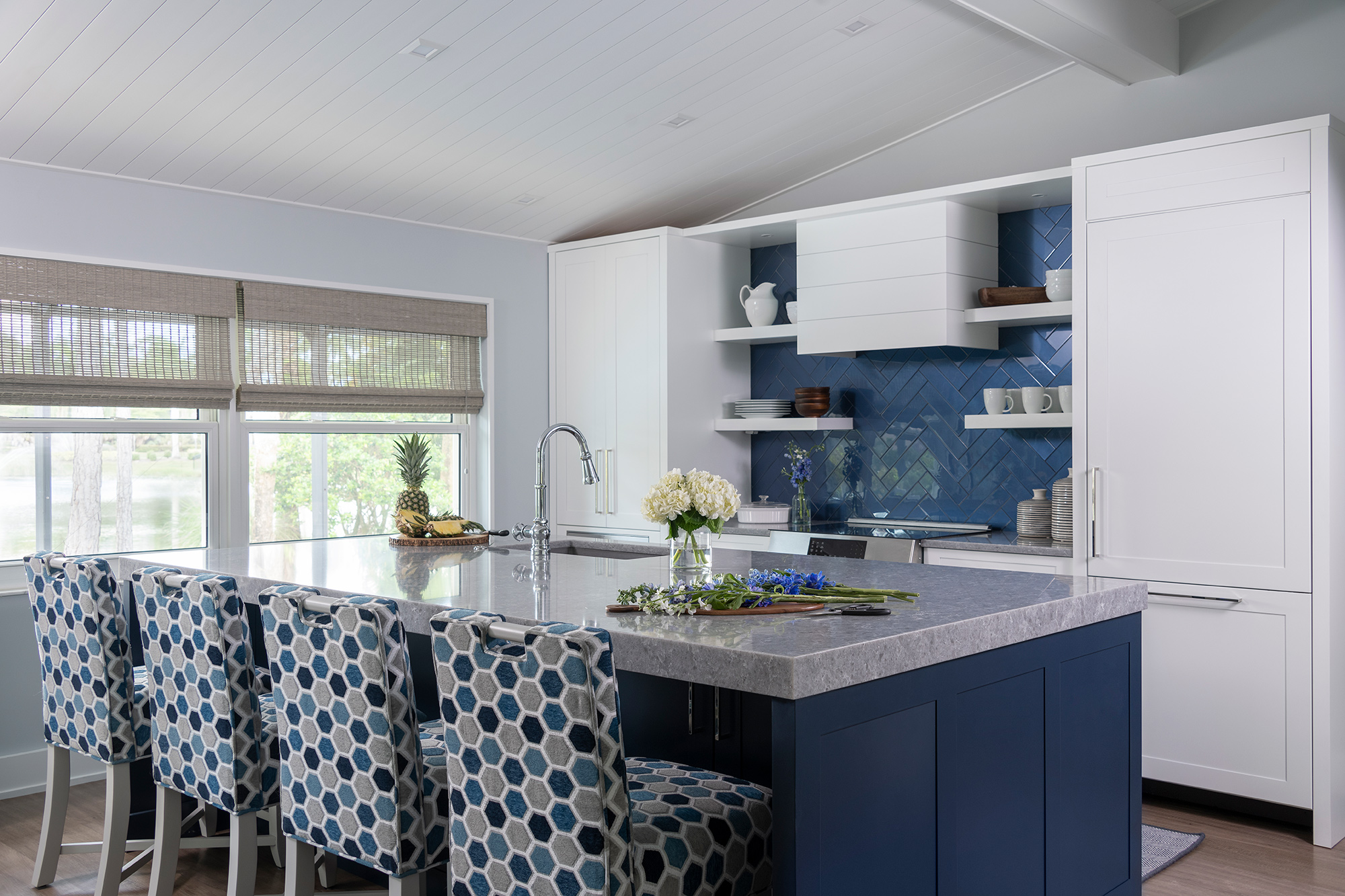 Family Room Transformed To Kitchen After